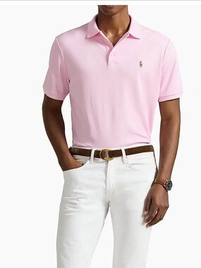 Polo by Ralph Lauren NWT Classic Polo Shirt - Pink Size XXL